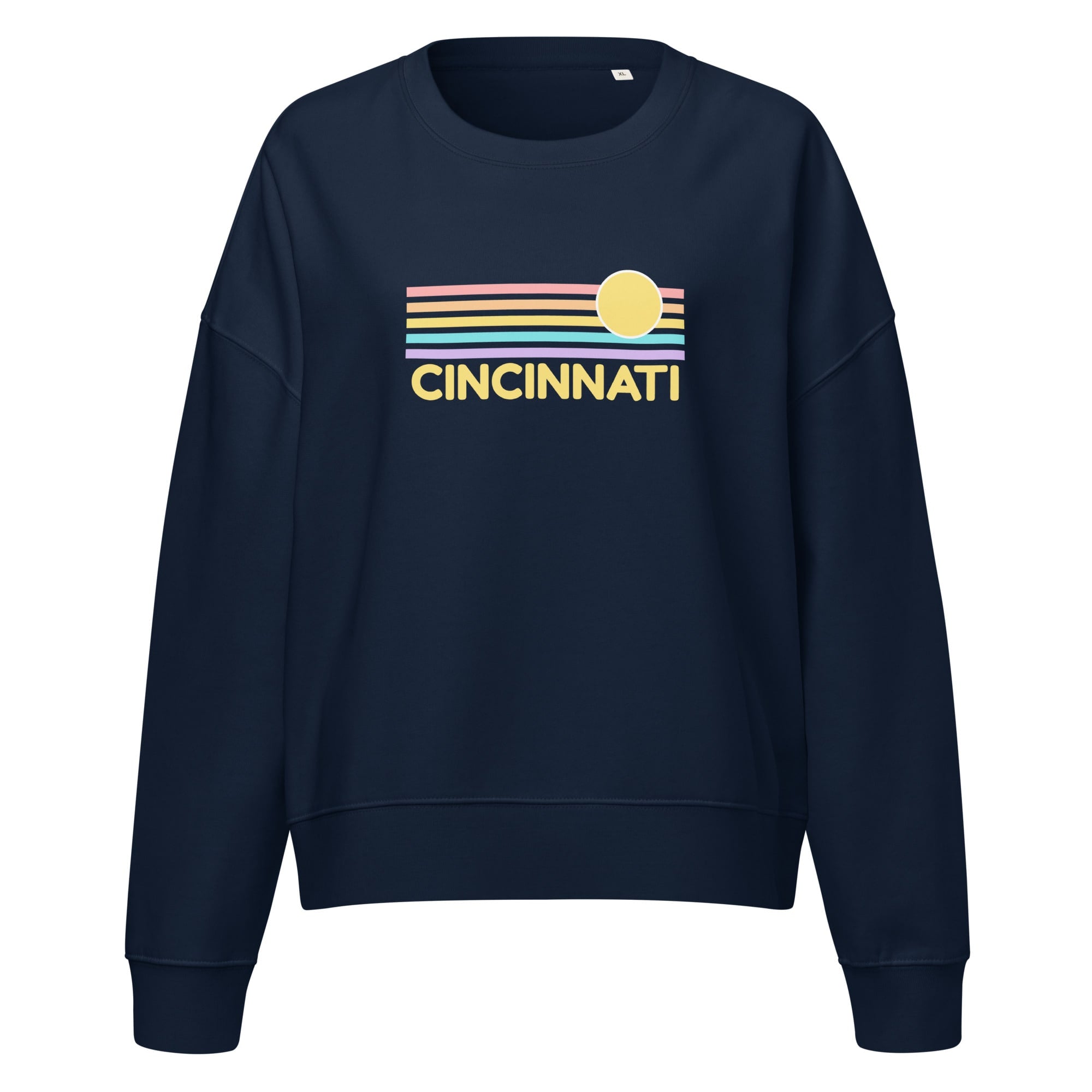 Cincinnati Sunrise Cropped Crewneck Sweatshirt