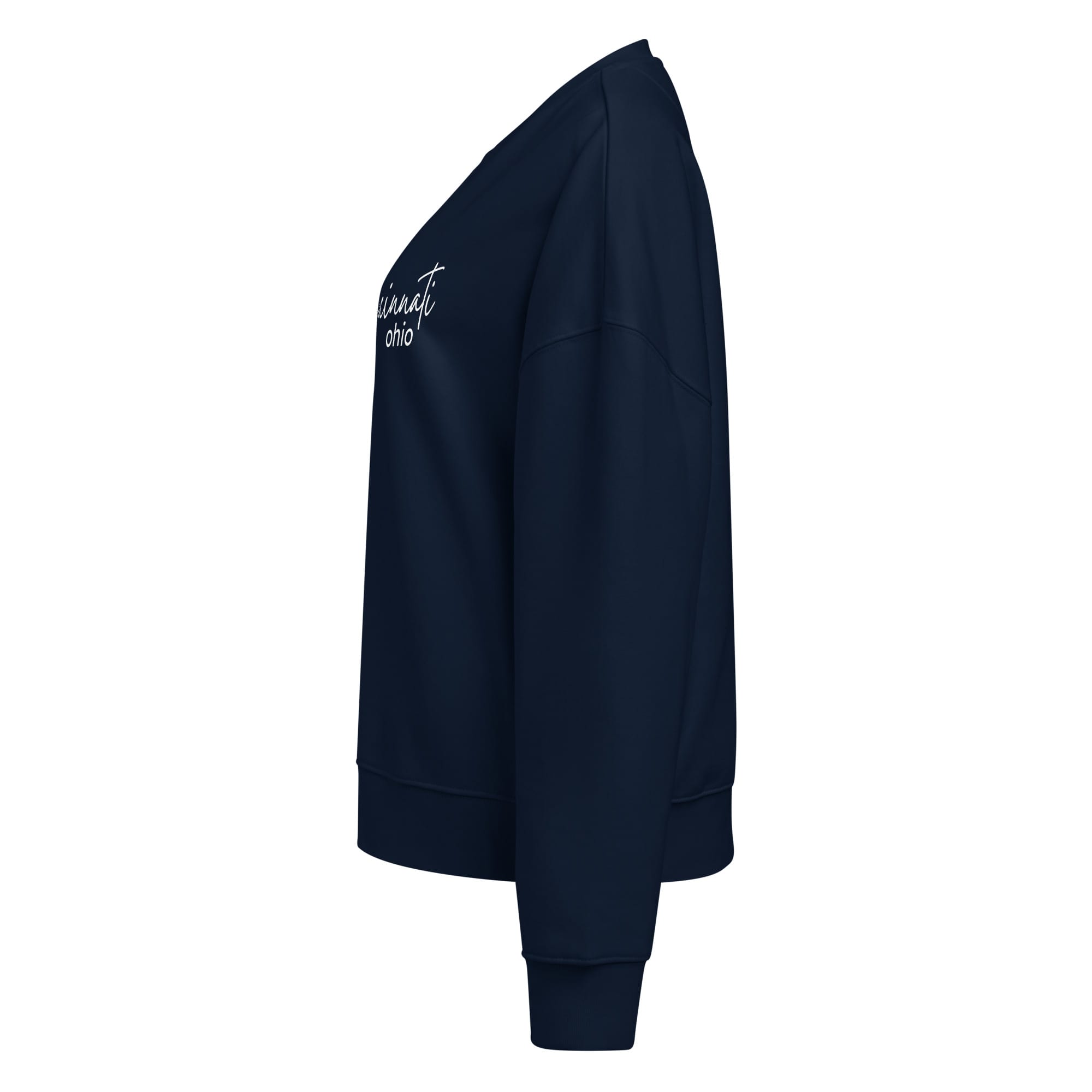 Cincinnati Script Cropped Crewneck Sweatshirt