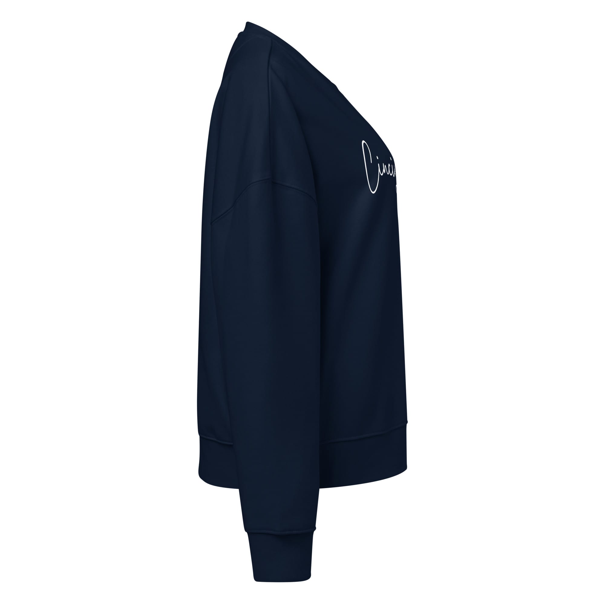Cincinnati Script Cropped Crewneck Sweatshirt
