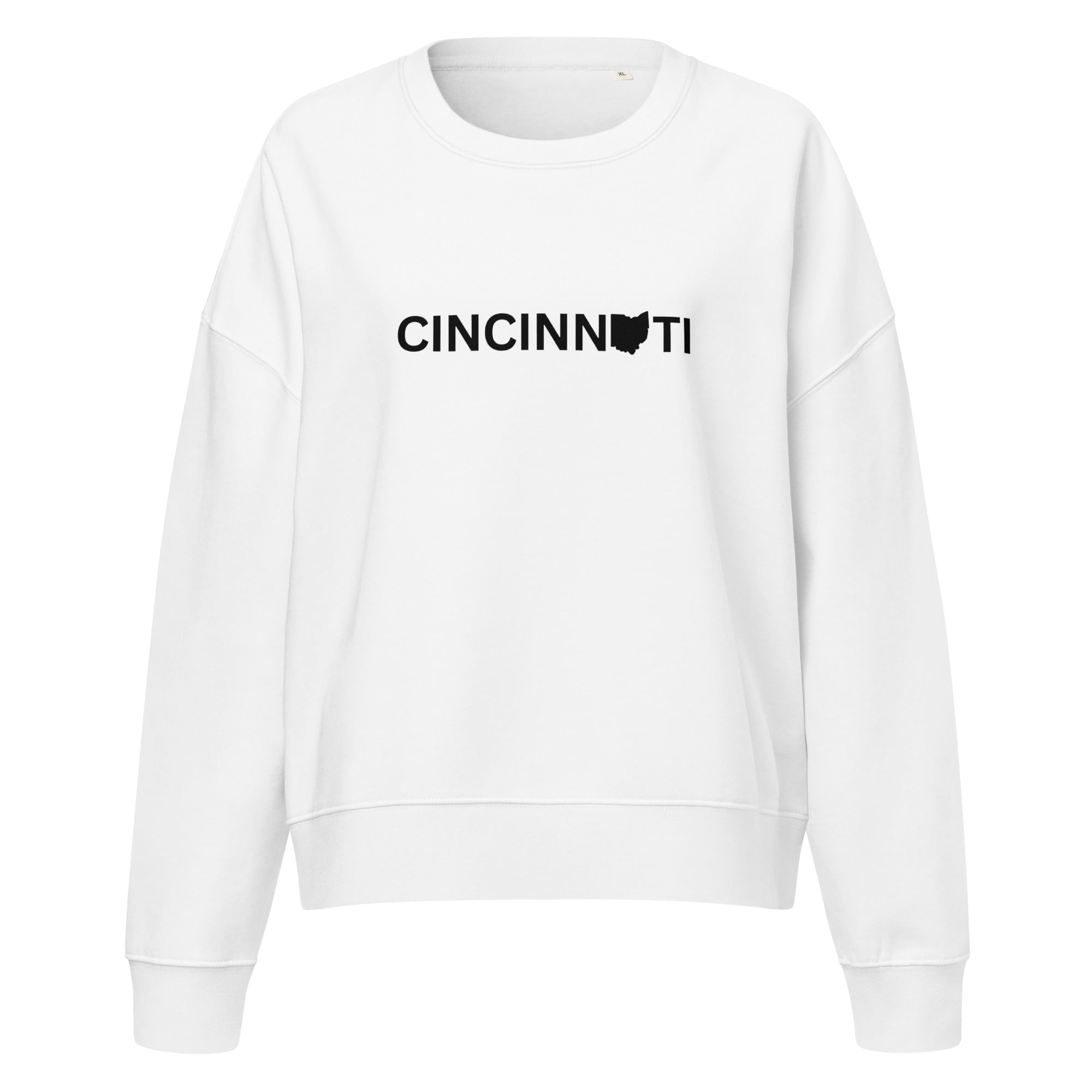 Cincinnati Ohio Cropped Crewneck Sweatshirt