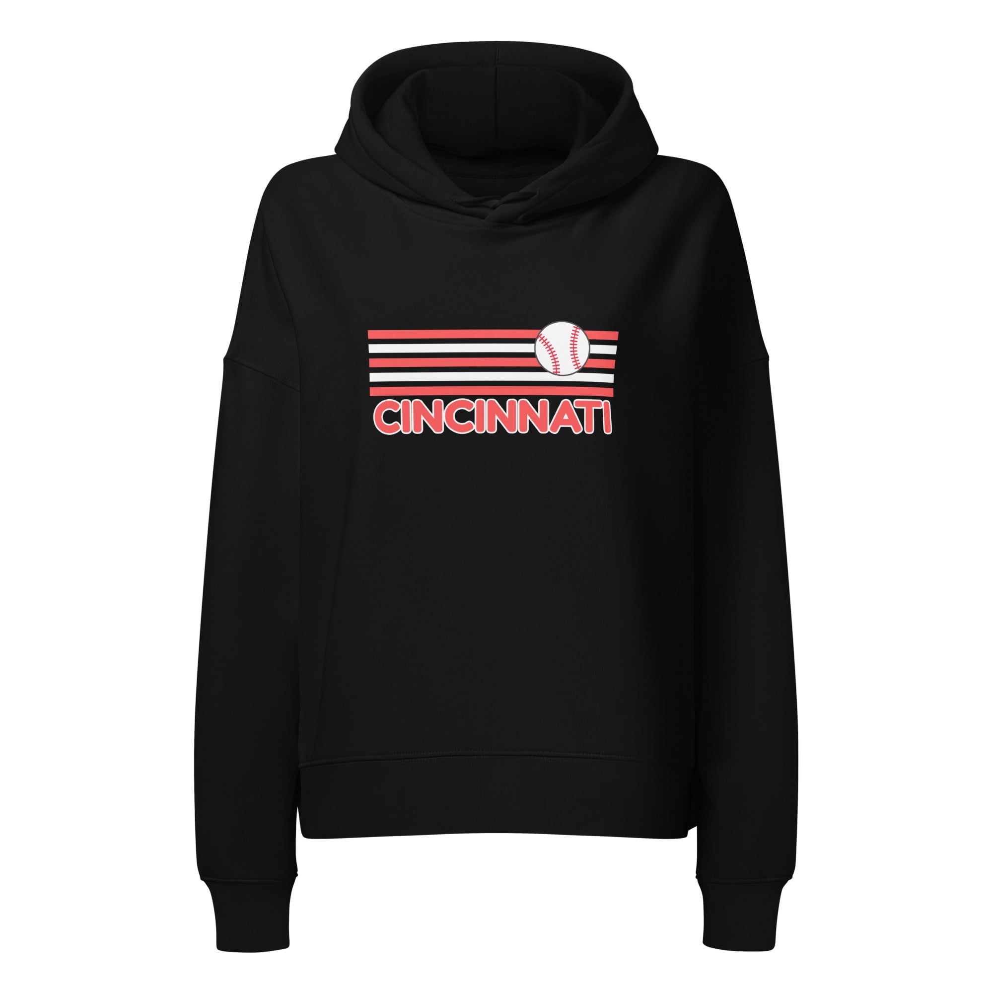 Cincinnati Baseball Cropped Hoodie