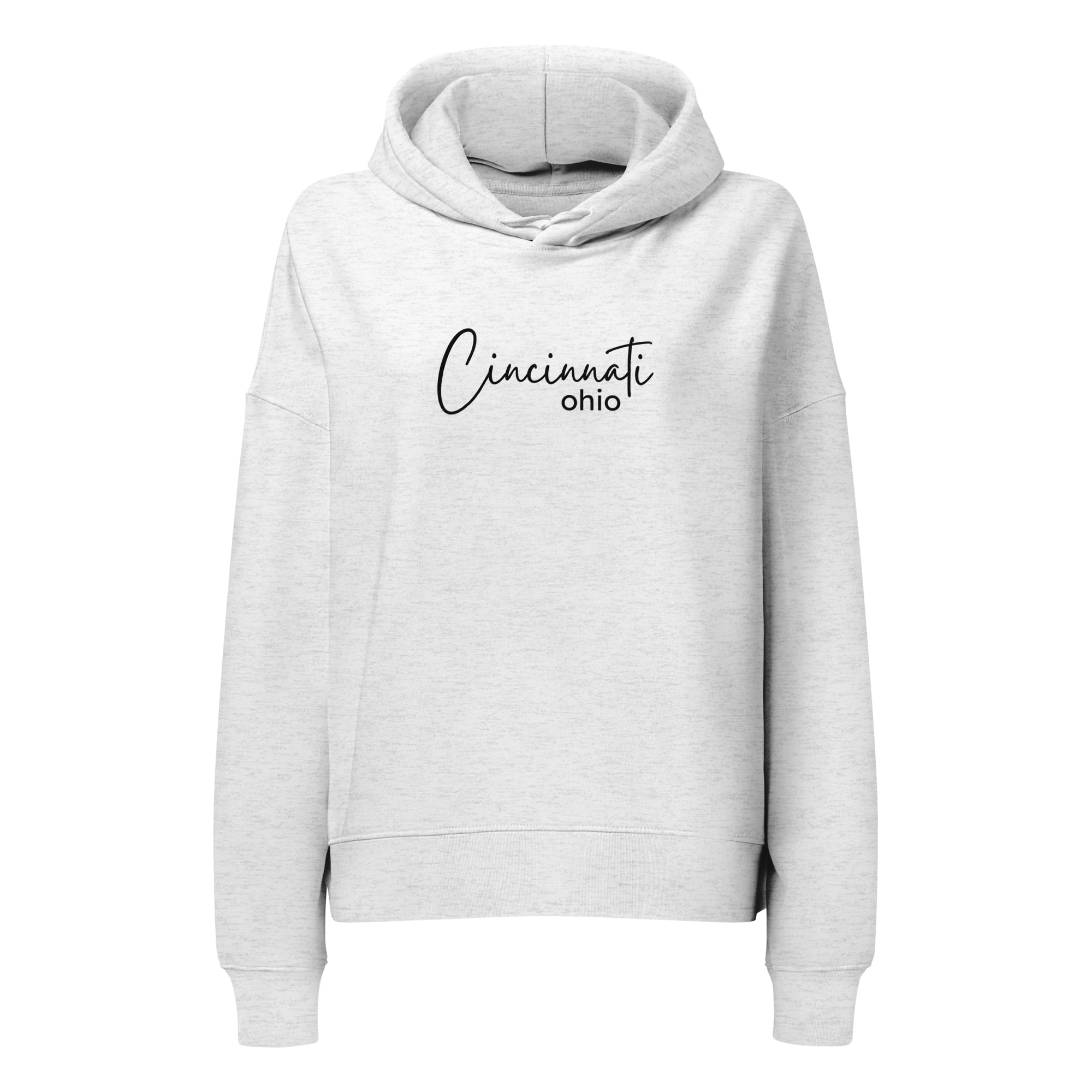 Cincinnati Script Cropped Hoodie