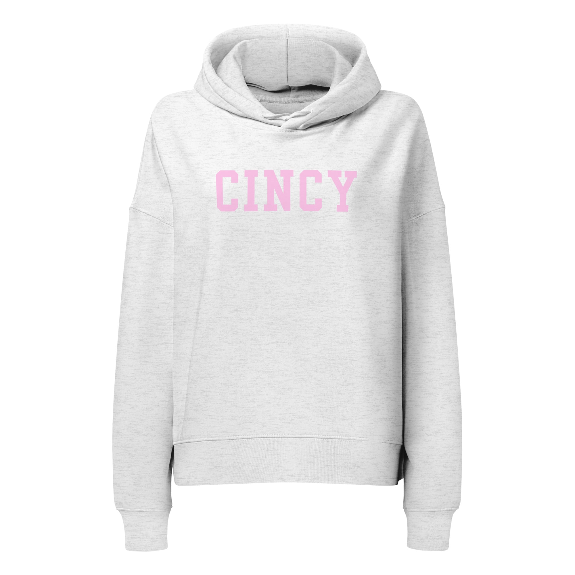 Pink Cincy Cropped Hoodie