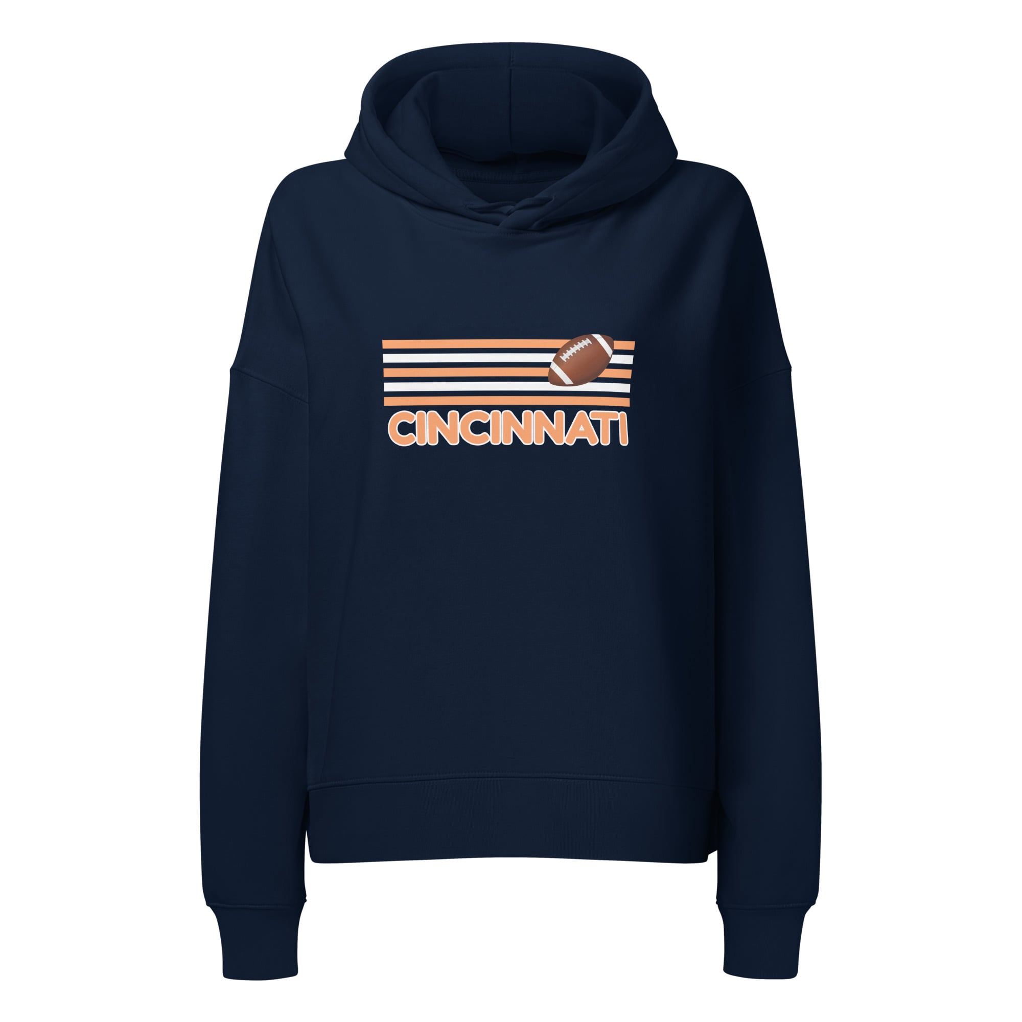 Cincinnati Football Cropped Hoodie