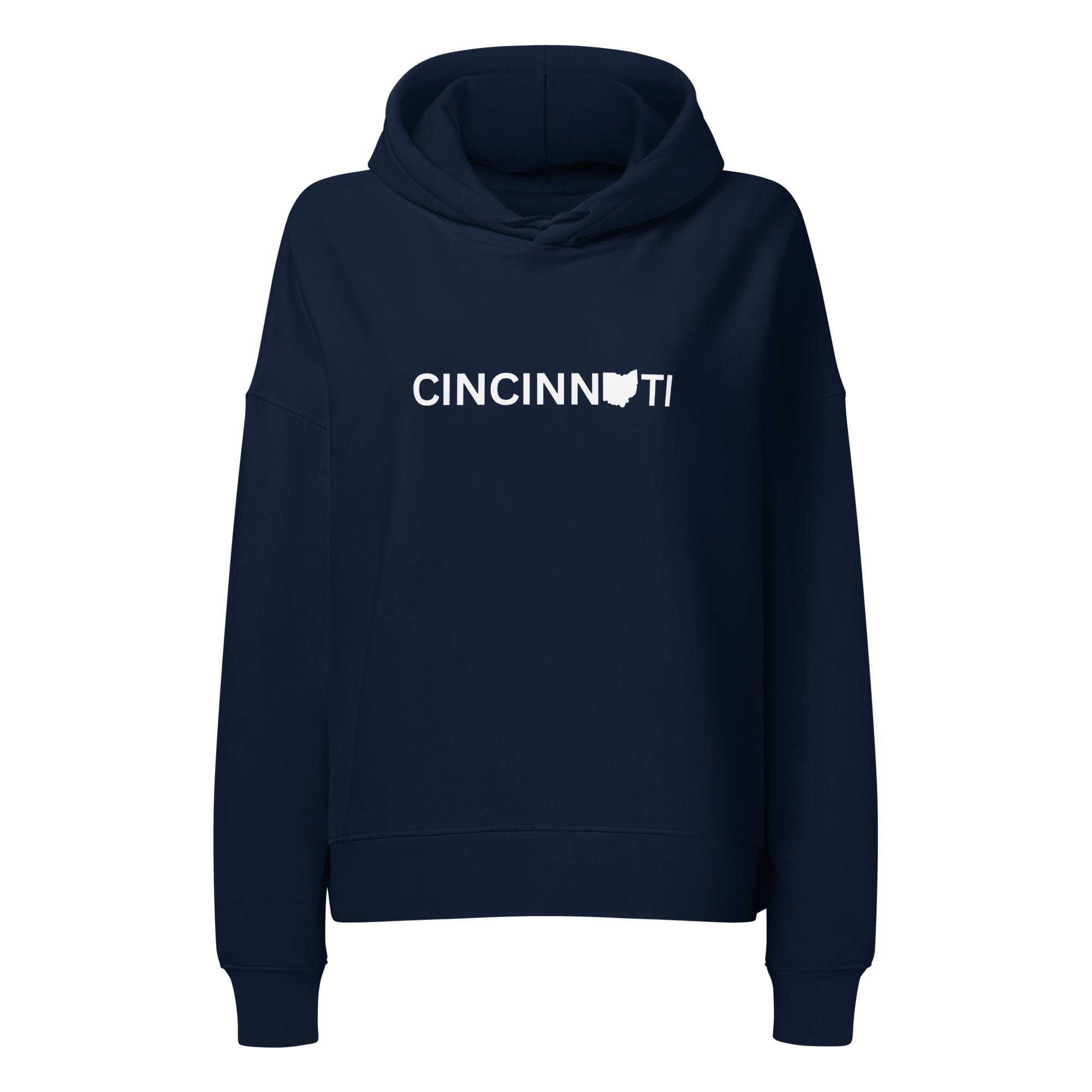 Cincinnati Ohio Cropped Hoodie