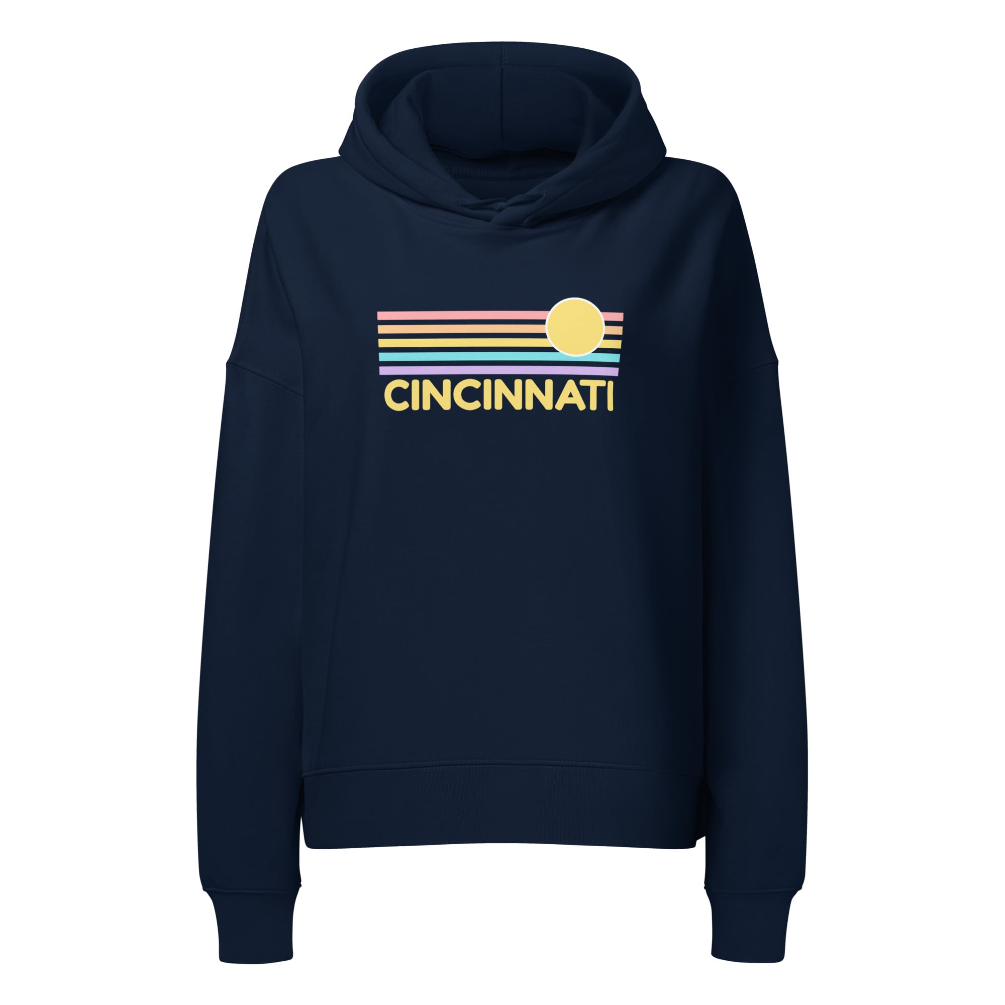 Cincinnati Sunrise Cropped Hoodie