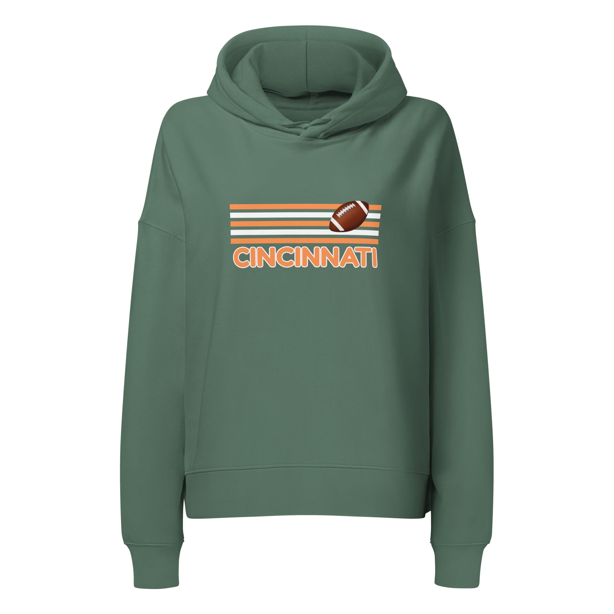 Cincinnati Football Cropped Hoodie