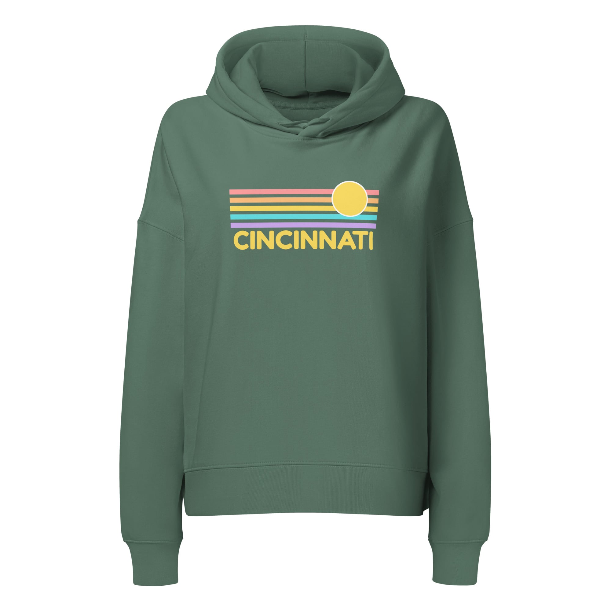 Cincinnati Sunrise Cropped Hoodie