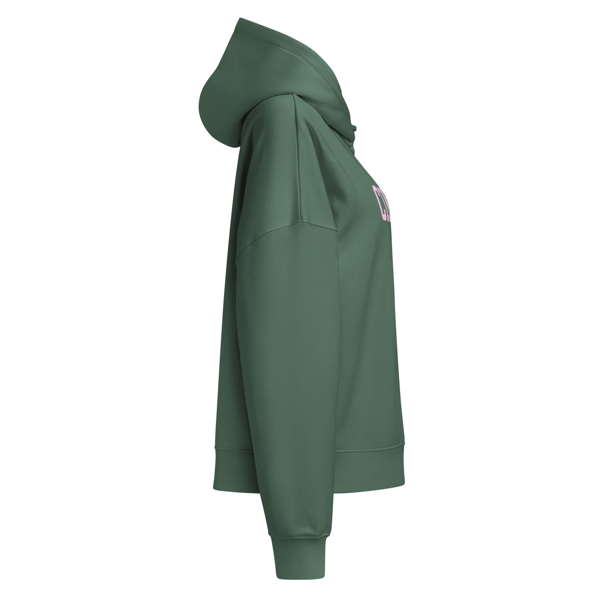Pink Cincy Cropped Hoodie