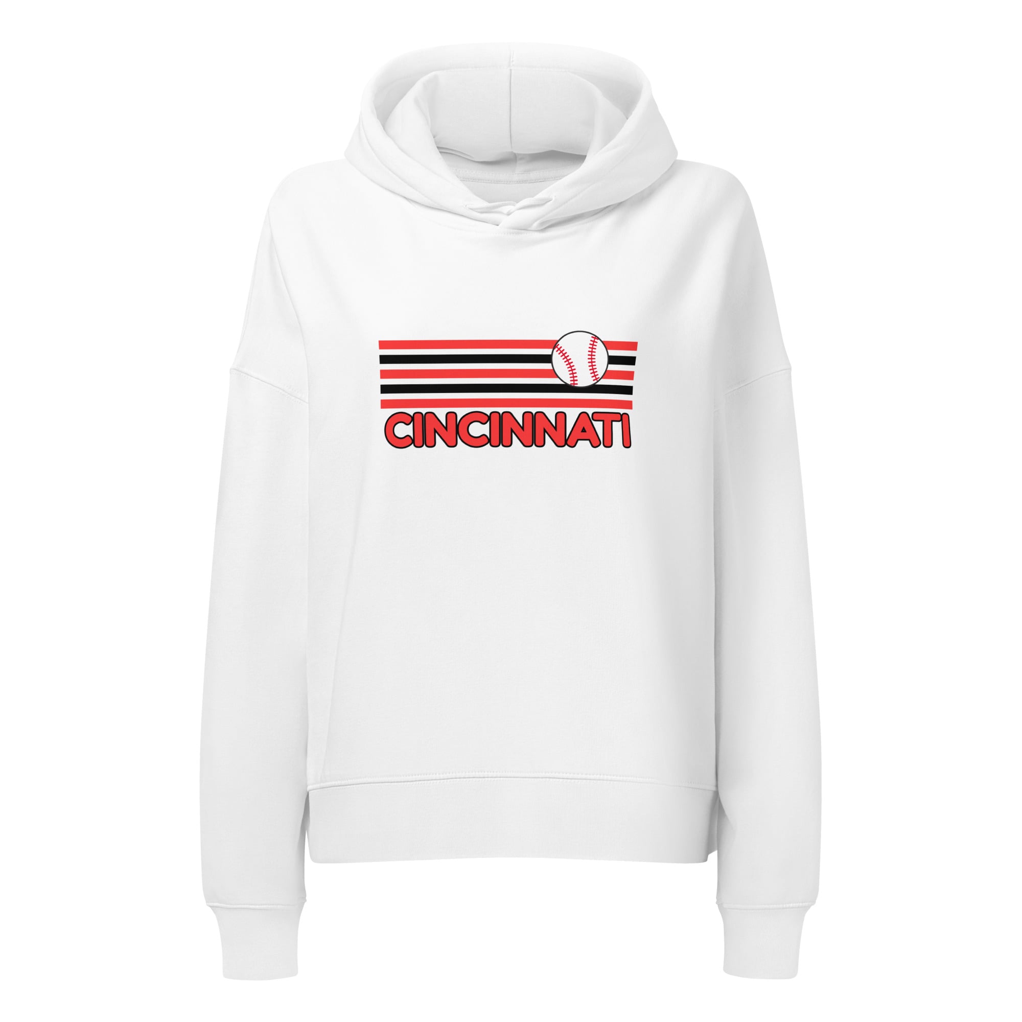 Cincinnati Baseball Cropped Hoodie