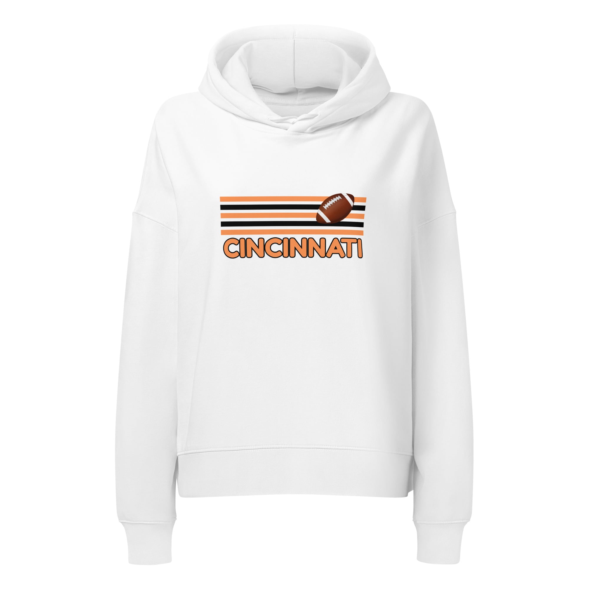 Cincinnati Football Cropped Hoodie