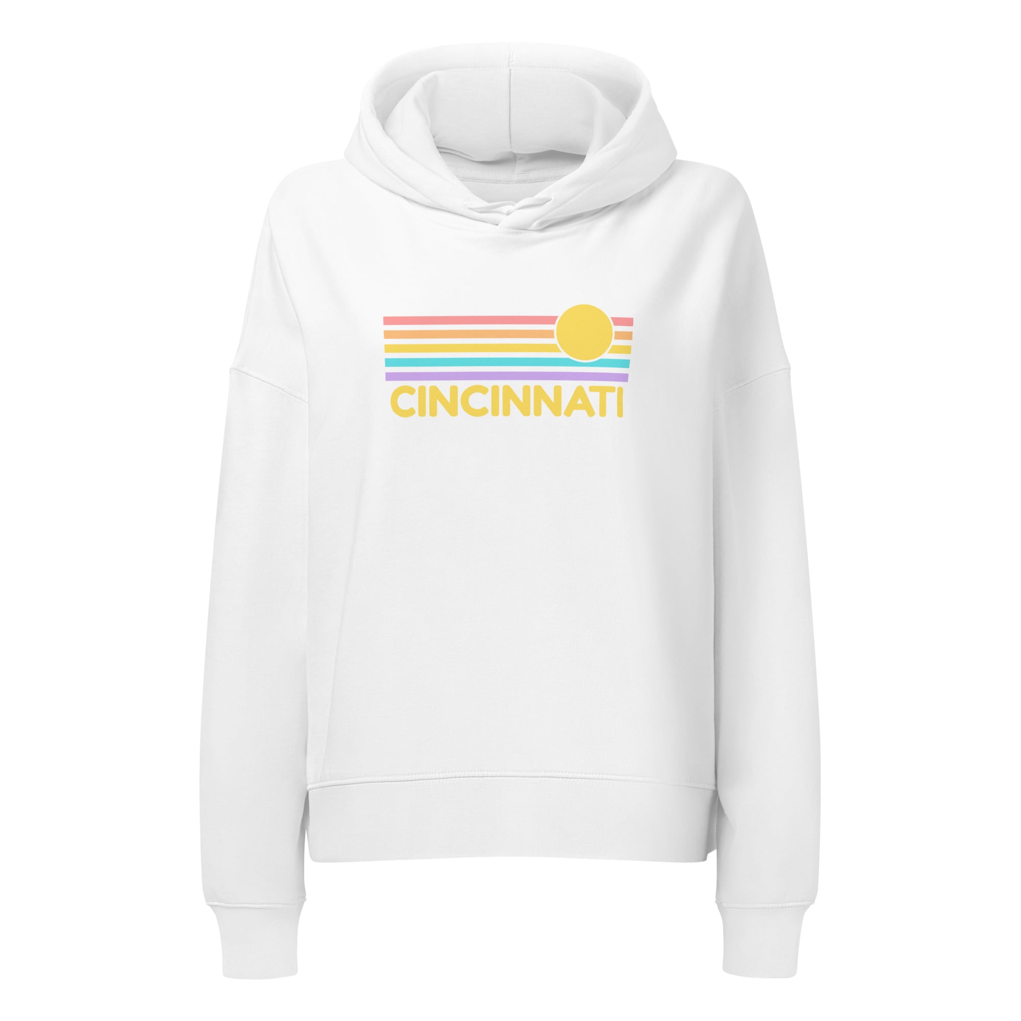 Cincinnati Sunrise Cropped Hoodie